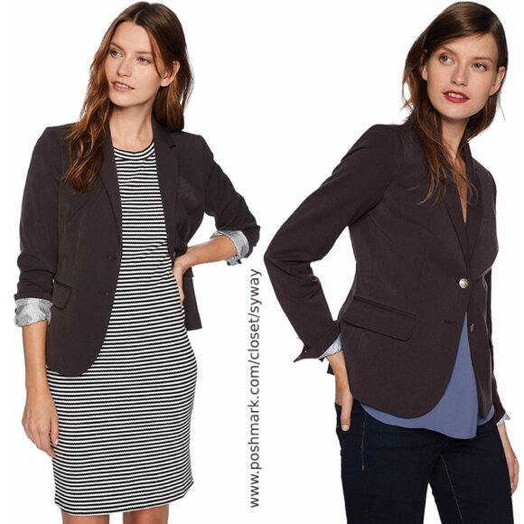 J. Crew Women's Schoolboy Dark Brown Blazer NEW without tags 🏷️ - Picture 1 of 11